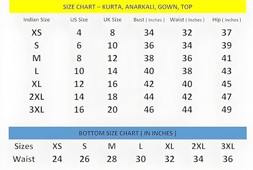 Beautiful Indian Embroidery Work Kurti Sharara for Girls & Women Festive Party Office Wear Dress, Multi, XXL