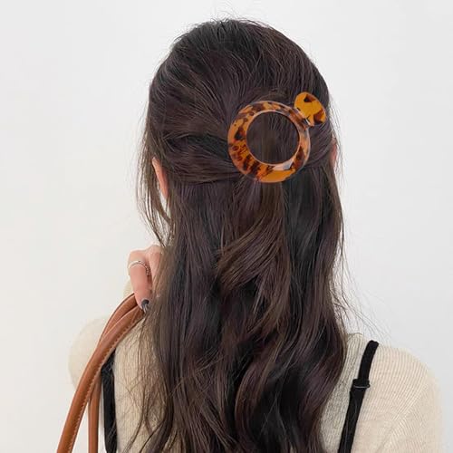 Geogeodiy 4 Pcs Small Flat Hair Clips For Thin Hair Non-Slip Hair Catch Jaw Clamp thumb #3