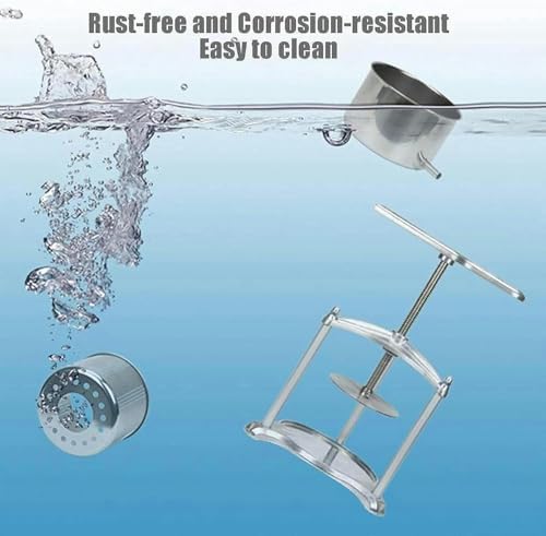 Double-Barrel Cider Press | High Juice Yield, Easy to Clean, Low Noise | Perfect for Home Brewing & Fruit Juicing, Durable & Efficient Design