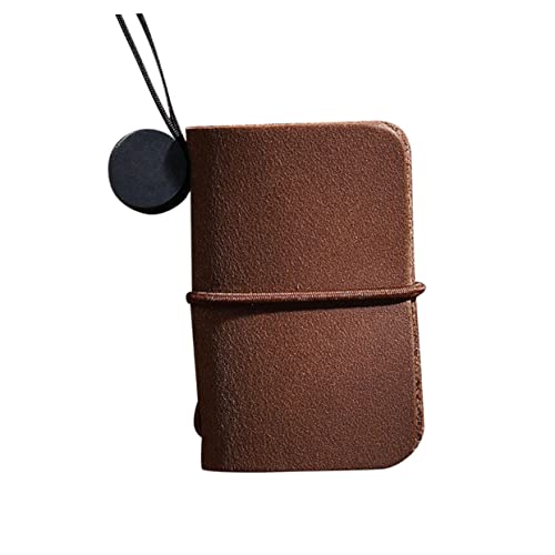 Gogogmee Mini Notepad Portátil De Para y Cuaderno De Mano Color Marrón Para y Mensajes Casa