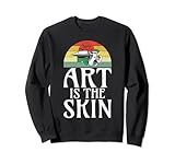 8.5 oz, Klassisch geschnitten Kunst ist der Hauttattoo-Künstler Sweatshirt