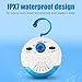 360 Degree Surround Sound Shower Radio, Speaker IPX7, Portable FM Radio with Top Handle for Bathroom, Outdoor, Bath, Shower, Camping, Travel