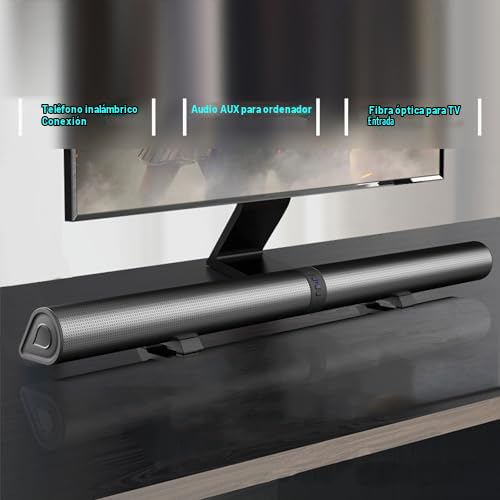 Fockety Barra de Sonido Separable para TV con Subwoofer de 40 W, Sonido Envolvente Estéreo 3D, Cine en Casa, Altavoz Bluetooth para TV