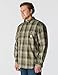 Carhartt Men's Loose Fit Midweight Chambray Long-Sleeve Plaid Shirt, Dusty Olive, 3X-Large Tall