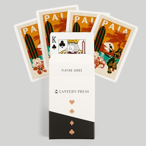 Lantern Press Baraja de 52 Cartas Poker miniatura 6
