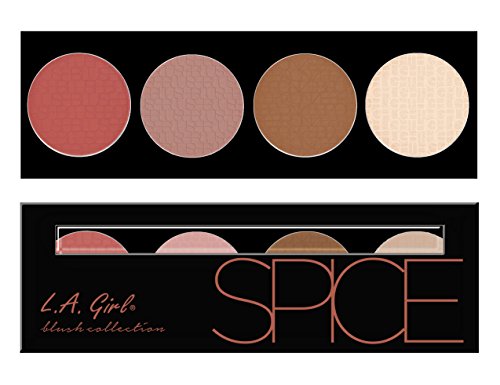 L.A. Girl Beauty Brick Blush Collection, Spice, 1 Count
