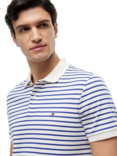 Image of Tommy Hilfiger Mens Short Sleeve Casual Polo Shirts in Regular Fit with Liquid Cotton