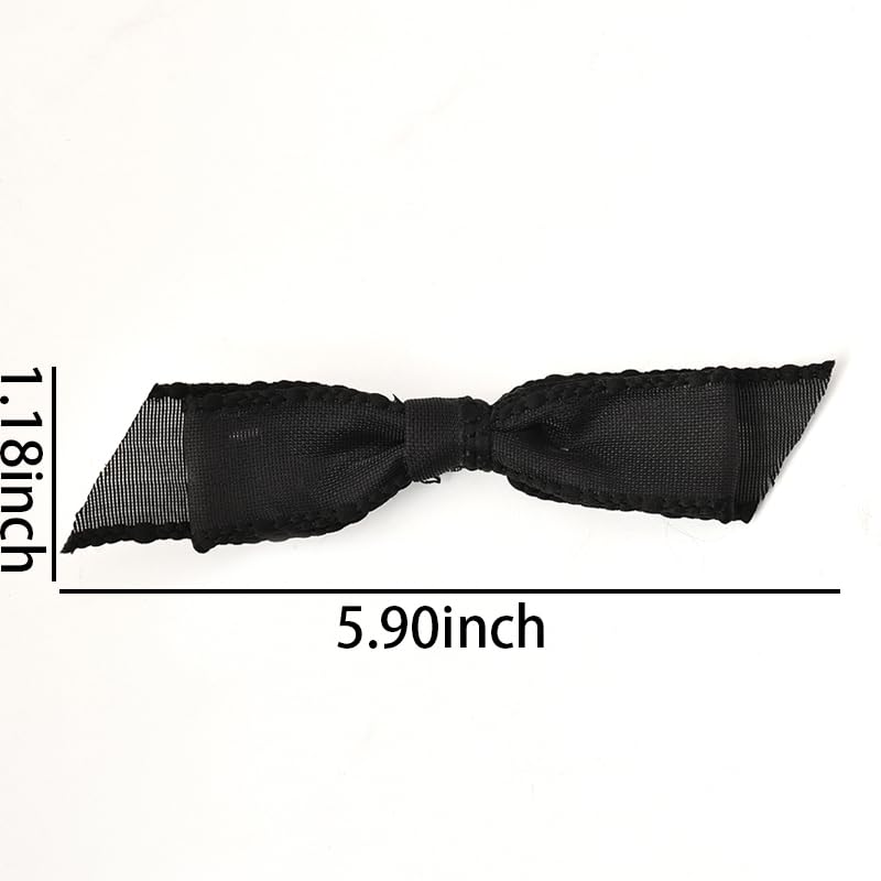 Miniatura 2 de Pinzas para el cabello con lazo, accesorios para mujeres y niñas, lazos de gasa, pasadores para el pelo para adolescentes, pinzas de lazo de