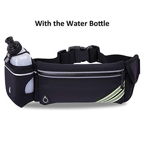 Waterproof Running Belt Water Bottle Waist Pack,Sport Fanny Pack Running Pouch for Men
