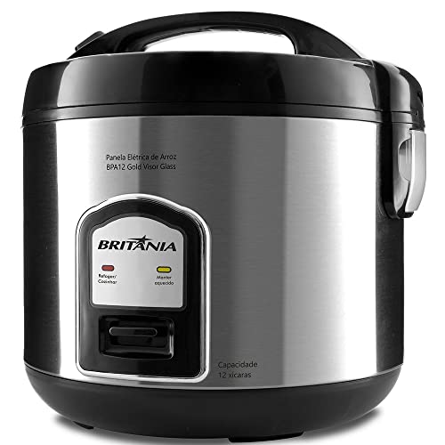 PANELA DE ARROZ BRITÂNIA REVESTIMENTO GOLD VISOR GLASS