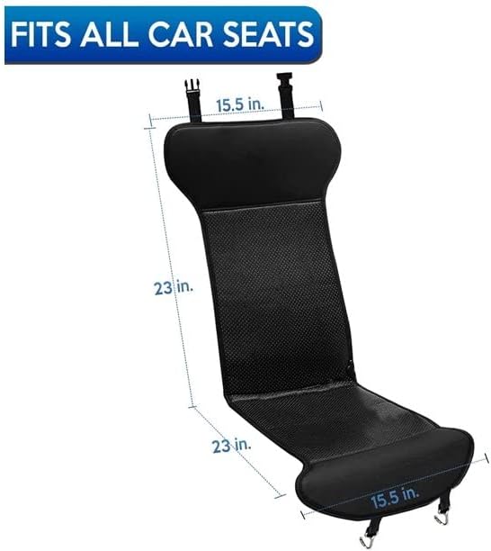 Zone Tech Seat Cover Cushion Premium Quality Classic Black Comfortable Seat Cushion