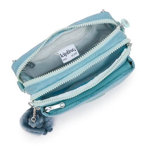 Image of Kipling Women's Abanu Medium Crossbody Bag, Lightweight, Adjustable Nylon Waist Pack with Multi-Compartment Zip Pockets