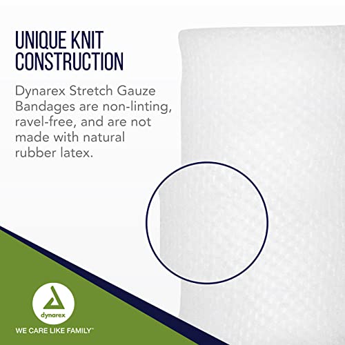 Dynarex 3103 Non Sterile Stretch Gauze Bandage Roll