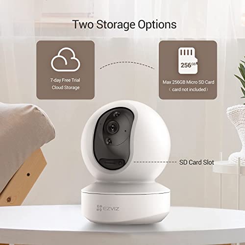 EZVIZ CS-TY1(1080P) Smart Home WiFi CCTV Camera with Motion Detection | Smart Tracking | Two Way Talk | Smart Night Vision | Sleep Mode and MicroSD Card Slot Alexa Voice Control Features 8 41HmXL2mHuL