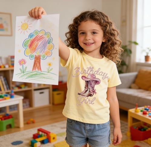 Image of Birthday Girl Shirt 2nd 3rd 4th 5th 6th 7th Girls Birthday T-Shirts Toddler Mermaid Unicorn Cotton Short Sleeve Tee Tops