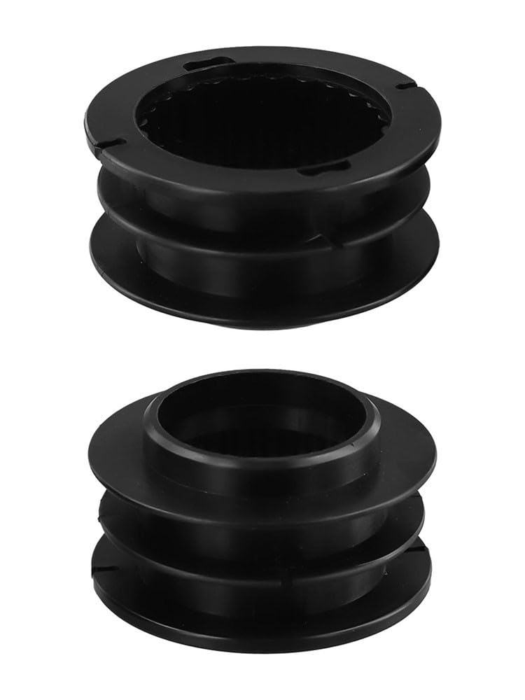 Juego de 2 bobinas de hilo 537338601 para cabezal de recortadora Husqvarna T25, compatible con 125LDX 128L 128LD 128LDX 129L 124R BC280-02 BT280-02 Recortadora de bordes de repuesto
