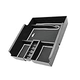 ❤ 【Maximaler Speicherplatz】: Mit diesem Organizer für die Mittelkonsole können Sie Ihre Artikel einfacher organisieren und abwickeln. Sie können viele Artikel in diese Aufbewahrungsbox legen, z. B. Mobiltelefone, Brieftaschen, Schlüssel, Karten, Münzen usw.