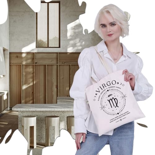 VAMSII Virgo Tote Bag Virgo Planet Gift Virgo Constellation Gift Christmas Birthday Gift4