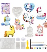 Halloween Bastelset - 3 Kürbis Gipsfiguren Zum Bemalen, Mit Farben & Pinsel