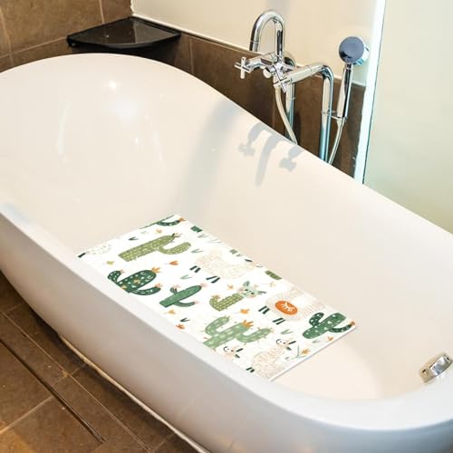 Alfombrilla de baño con diseño absorbente de secado rápido y larga 6