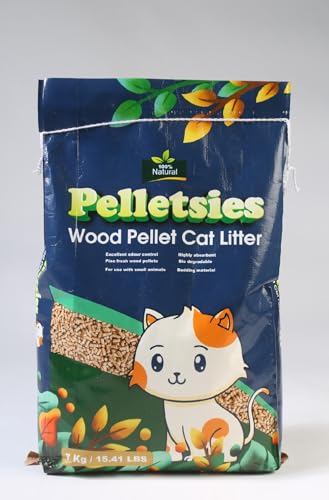 10 Best Wood Pellet Cat Litters for Eco-Friendly Pet Owners 1 Pelletsies All Natural Pine Wood Cat Litter