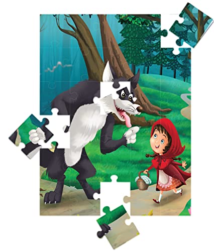 Image of Little Red Ridding Hood - 30 Piece Jigsaw Puzzle with Free Reading Book