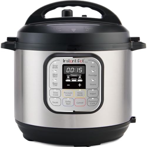Instant Pot Duo 7-in-1 Mini Electric Pressure Cooker, Slow Rice Cooker, Steamer, Sauté, Yogurt Maker, Warmer & Sterilizer, Includes Free App with over 1900 Recipes, Stainless Steel, 3 Quart