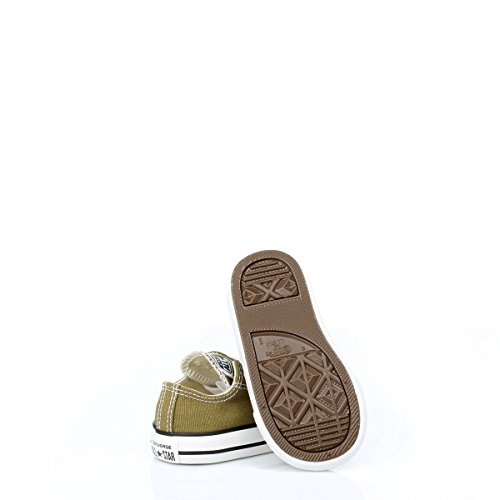 Image of Converse Unisex-Child Chuck Taylor All Star Low Top Kids Sneaker, Olive, 9 Toddler