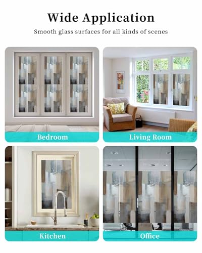 Vinilo adhesivo decorativo para ventana vidrio 19.6"x39.3" miniatura 7