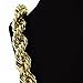 Bling Cartel Hollow Rope Chain 20mm Thick 14K Gold Plated Old School Style Hip Hop Dookie 36 in Necklace