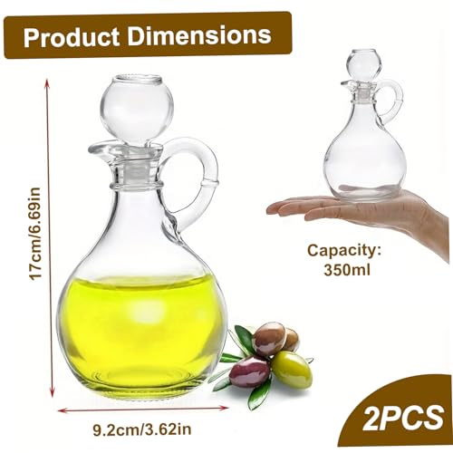 Botella dispensadora de aceite de 350 ml ideal para servir tus aliños con estilo en la mesa 8