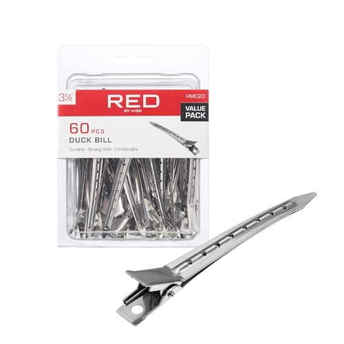 Pinzas de metal para cabello Red by Kiss, pack de 60 miniatura 1