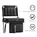 Stadium Seats with Back Support for Bleachers, Portable 5-Angles and Adjustable Height Thick Cushion Seat with Cup Holder Storage Bag, Includes Shoulder Strap, Used for Sports Events and Concerts