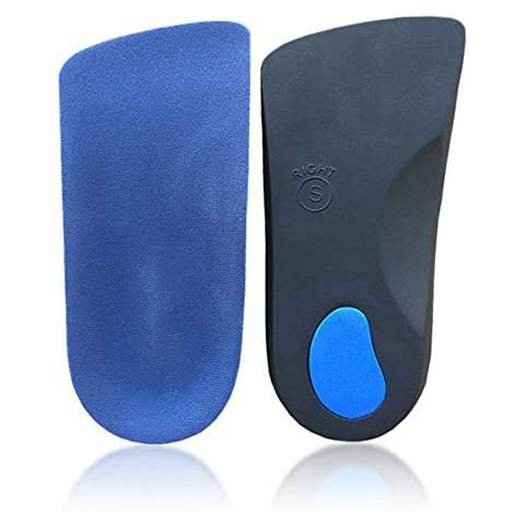 Orthotic Insole Arch Support Insoles Orthotic Inserts 3/4 Length Flat Feet Insoles Shoe Inserts Comfort Cushioning for Men Women Over-Pronation,Plantar Fasciitis, Heel Pain (S 5-6.5) Cover