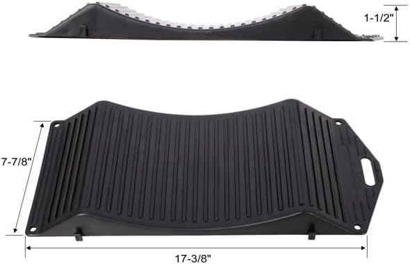 4 Pack Tire Saver Ramps for Car RV Storage, Heavy Duty Wheel Cradle Ramp Set with Interlocking Anti-Slip Hard Plastic Surface, Flat Spot Prevention for Vehicle Tire Protection