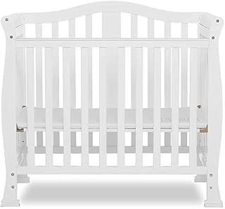 Dream On Me Addison 4 in 1 Convertible Mini Crib, White