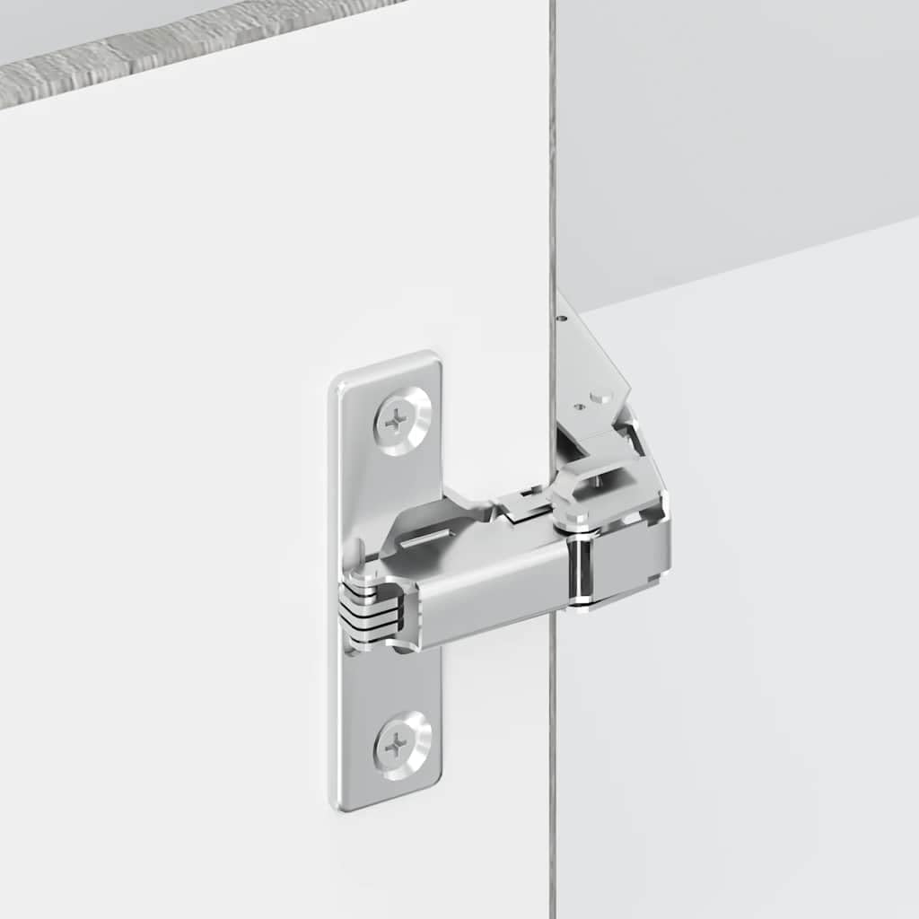 Lucca - Armadietto angolare da cucina in legno Sonoma, 57 x 57 x 60 cm, con molto spazio, montaggio a parete, superficie robusta per cucina, sala da pranzo e dispensa, 70 kg