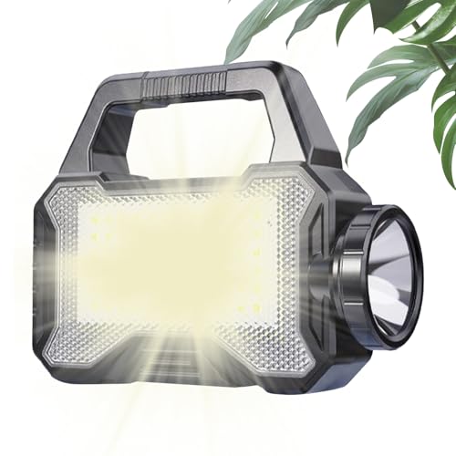 Lampe torche solaire LED étanche haute autonomie avec 3 modes d'éclairage