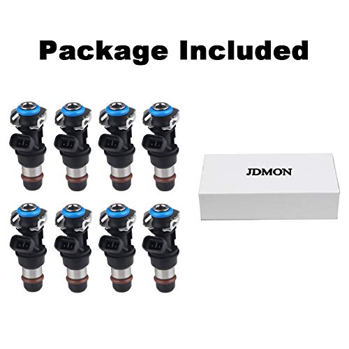 Jdmon Compatible With Fuel Injectors Chevy Silverado 1500 2500 3500 Tahoe Compatible With Gmc Sierra 1500 2500 3500 Tahoe 4.8L 5.3L 6.0L 2001-2006 Replace 17113553 Fj315 17113698 8Pcs #TOP6