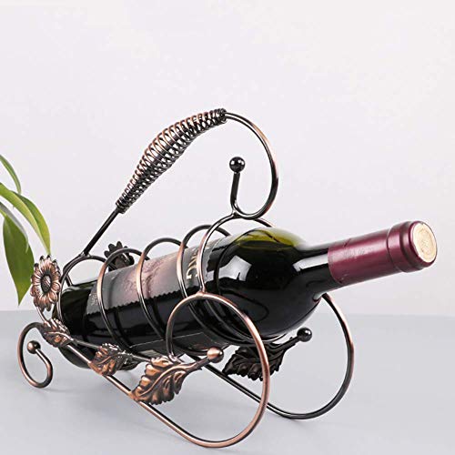 Rack de vino europeo compacto que ahorra espacio en cocinas