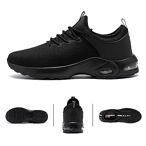 LARNMERN Steel Toe Waterproof Air Shoes Men Slip On Work Sneakers Comfortable Lightweight Construction Shoe4