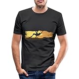 Spreadshirt Klettern Am Limit Klettersport Männer Slim Fit T-Shirt, L