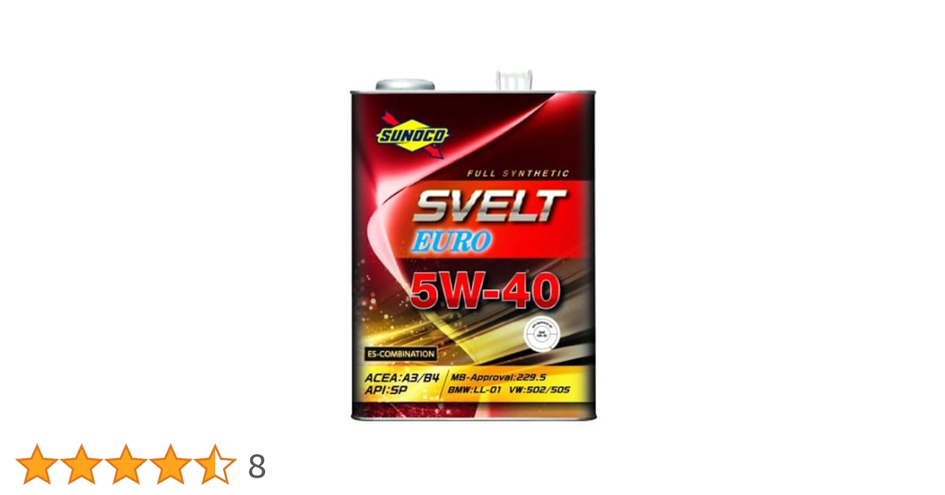 【vqsasさま専用】スノコ スベルトEURO エンジンオイル 5W-50 日本サン石油 SUNOCO Svelt EURO 5W-50 20Lx1缶 エンジンオイル