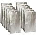 Metallic Silver Paper Favor Bags, 10ct