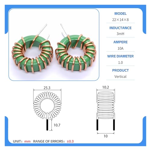 Inductor de núcleo toroide de ferrita en electrónica 2