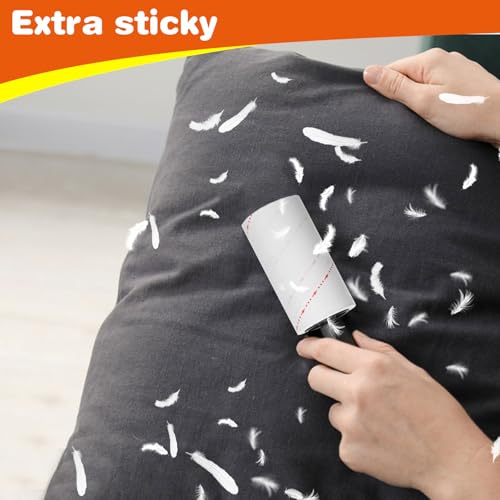 Image of Yvnicll 630 Sheets Extra Sticky Lint Rollers for Pet Hair
