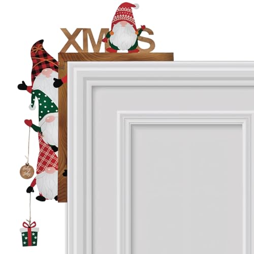 CJAPGJW Weihnachtsdeko Tür, 15 cm x 21 cm, Links Türrahmen Deko...