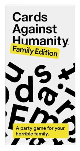 Image of Tickles Cards Against Humanity Family Edition Card Game | Fun Family Game Night, Birthday Party & Travel Game for Kids & Adults (Ages: 8+ Years, Players: 8+)