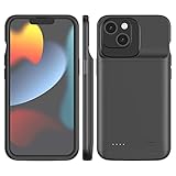 【Fácil instalación】: antes de usar la funda de la batería del iPhone, retire la tapa superior, luego deslice el teléfono hacia arriba y hacia abajo, inserte con cuidado el conector de la batería en la interfaz de carga y presione el teléfono móvil en la funda, fácil de cargar su teléfono presionando el botón de encendido en la parte inferior durante 3 segundos.