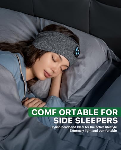 Miniatura 4 de Fulext Auriculares Bluetooth Para Dormir, Diadema Suave, Elástica, Cómoda, Diadema Bluetooth, Para Hombres, Mujeres, Adolescentes, Navidad, Padre, Día De La Madre, Cumpleaños